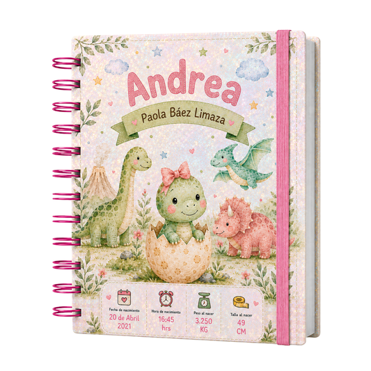Planner Pediátrico Dino Girl