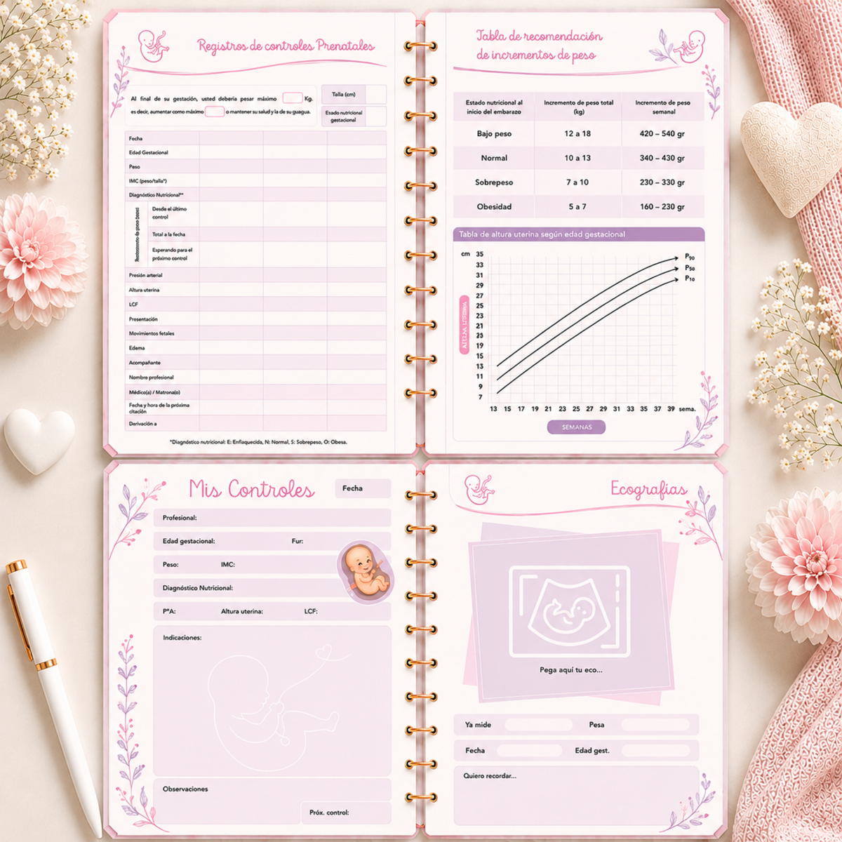 Planner Prenatal Ocaso