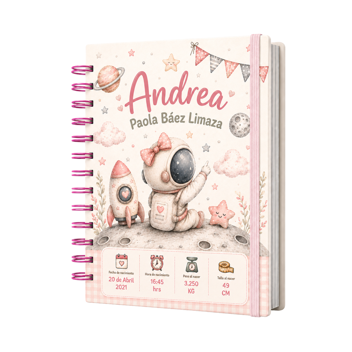 Planner Pediátrico Astronausta Girl