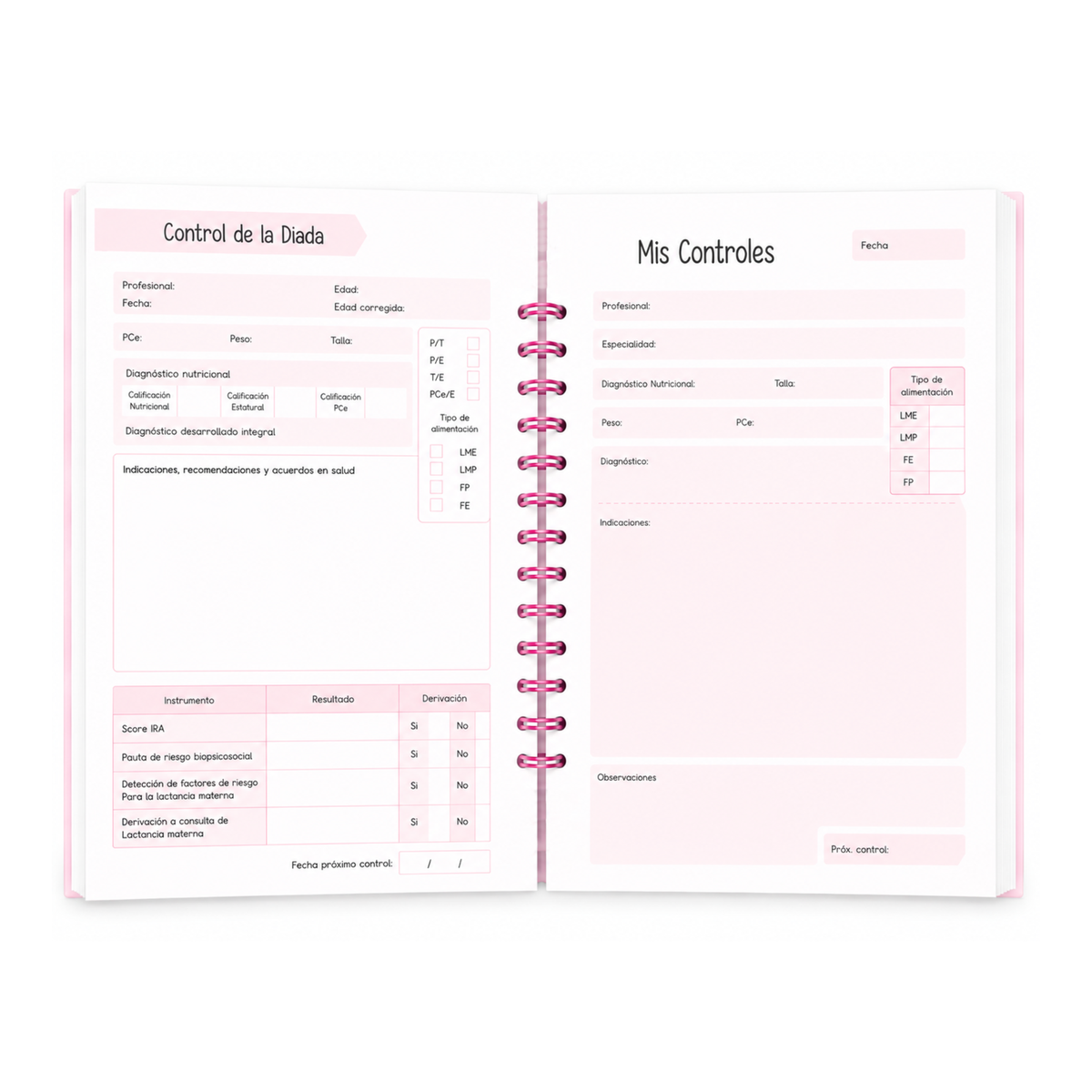 Planner Pediátrico Astronausta Girl