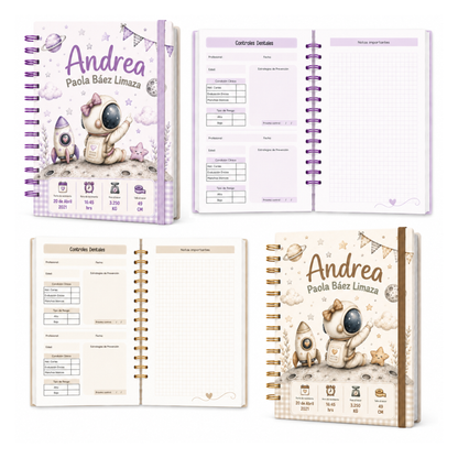 Planner Pediátrico Astronausta Girl