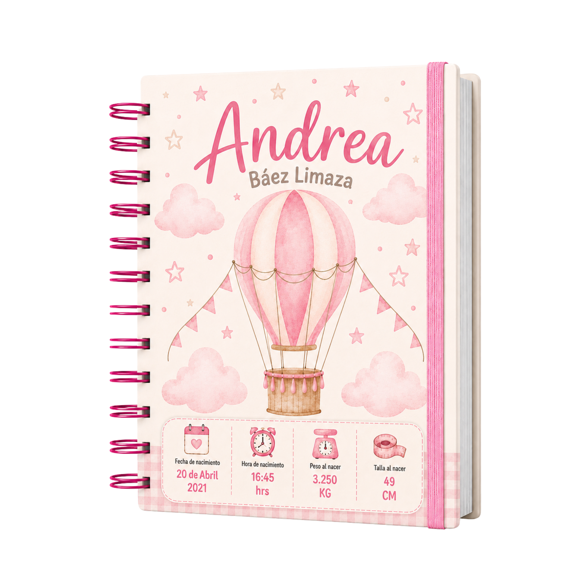 Planner Pediátrico Globo Aerostático Girl
