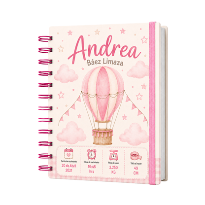 Planner Pediátrico Globo Aerostático Girl