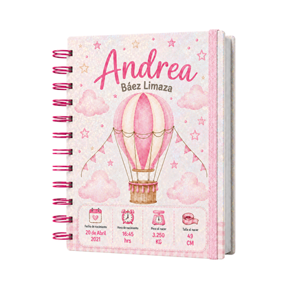 Planner Pediátrico Globo Aerostático Girl