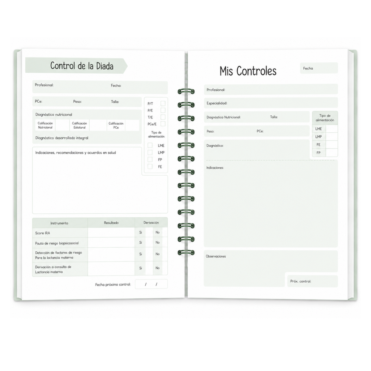Planner Pediátrico Dino