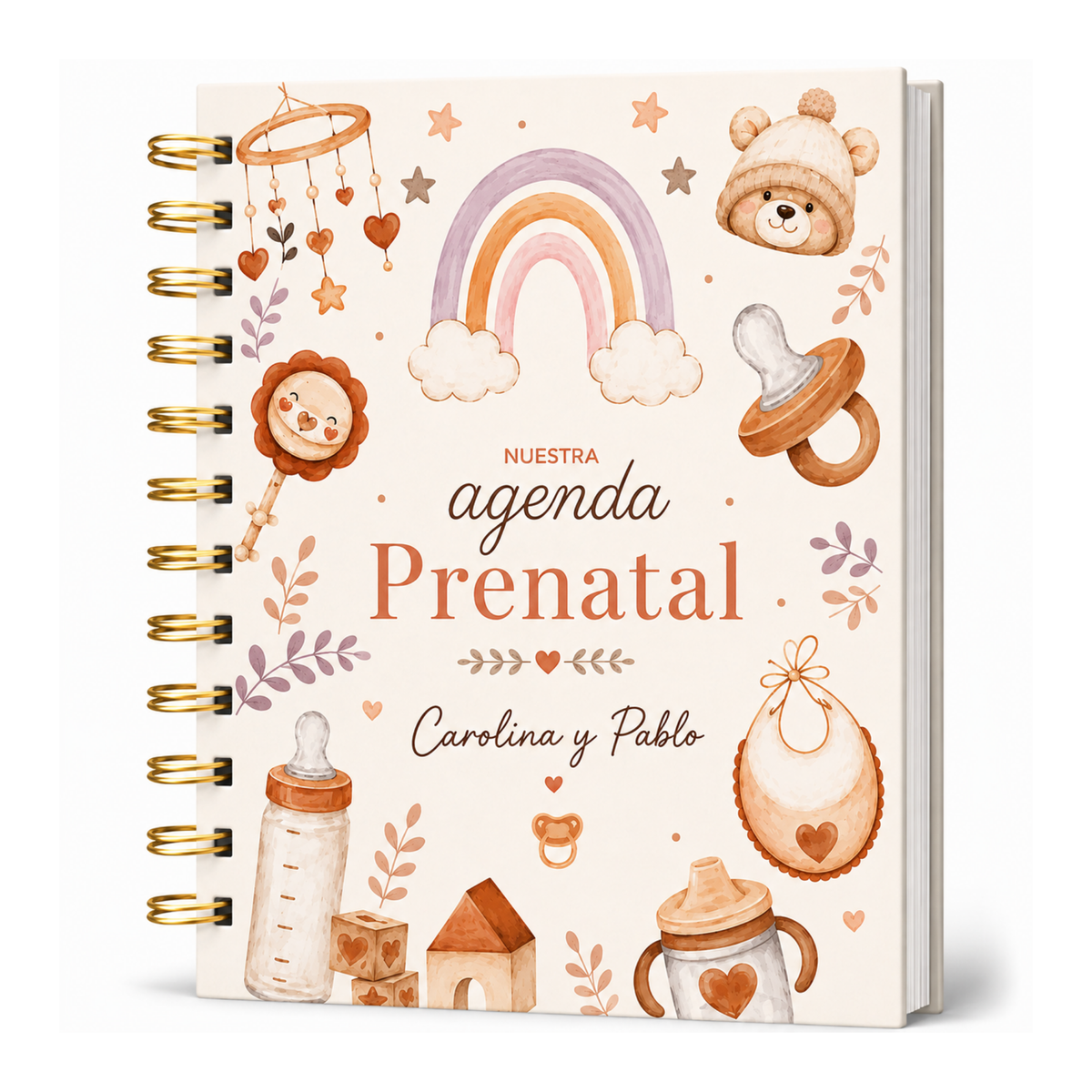Planner Prenatal Arcoiris