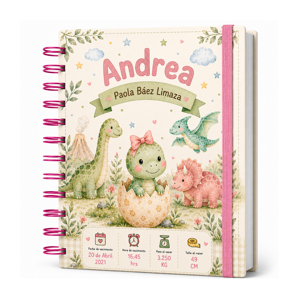 Planner Pediátrico Dino Girl
