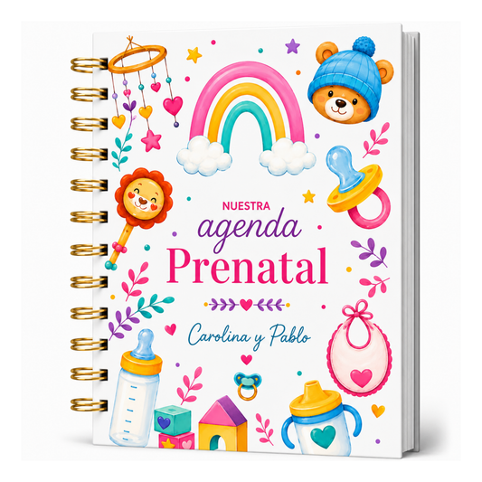 Planner Prenatal Arcoiris