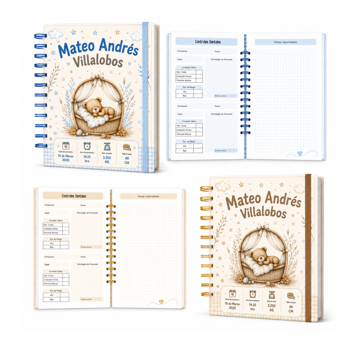 Planner Pediátrico Osito