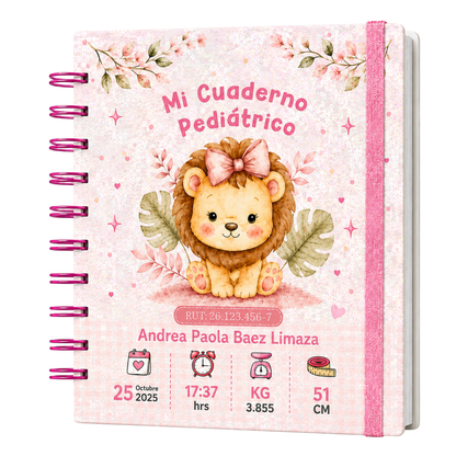Planner Pediátrico Leon Girl