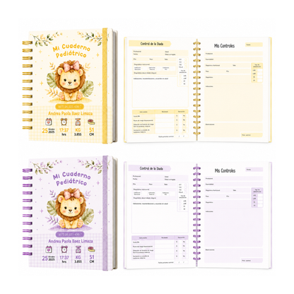 Planner Pediátrico Leon Girl
