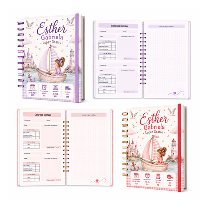 Planner Pediátrico Barquito Girl