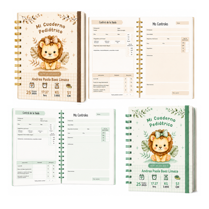 Planner Pediátrico Leon Girl