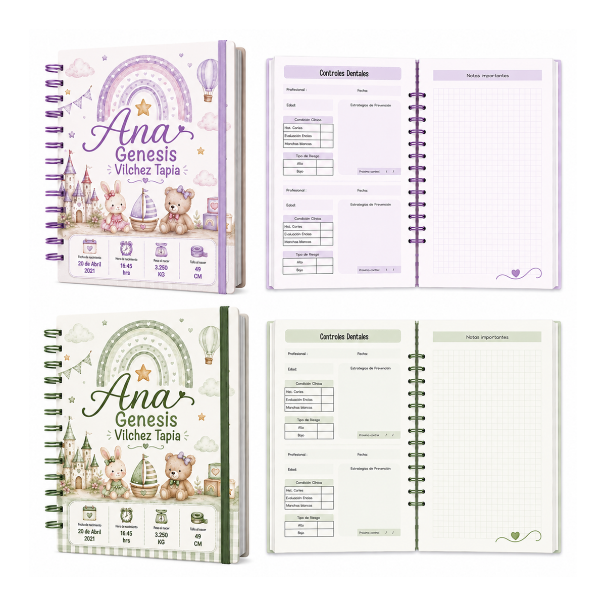 Planner Pediátrico Baby Girl