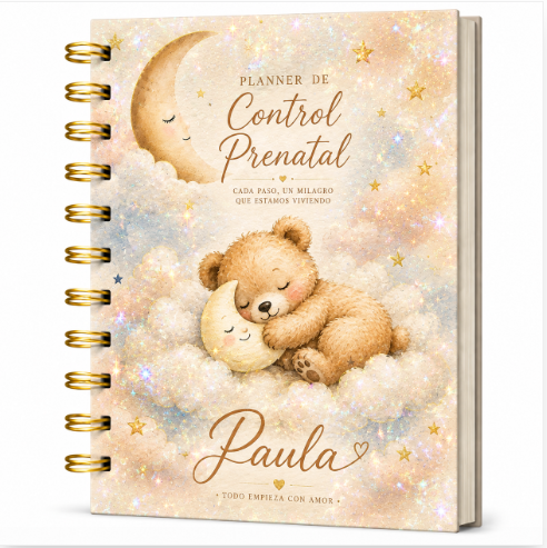Planner Prenatal Osito Nube