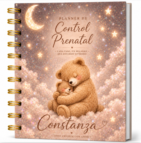 Planner Prenatal Osito Mom