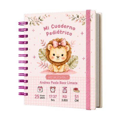 Planner Pediátrico Leon Girl