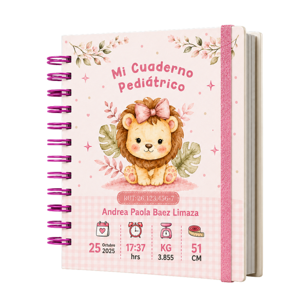 Planner Pediátrico Leon Girl